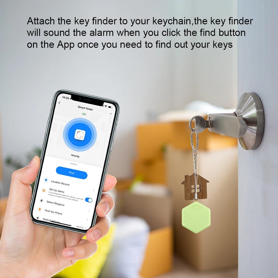New Arrival Ble 5.0 Key Finder Anti Lost Device Smart Air Key Finder Tag For Finding Lost Things