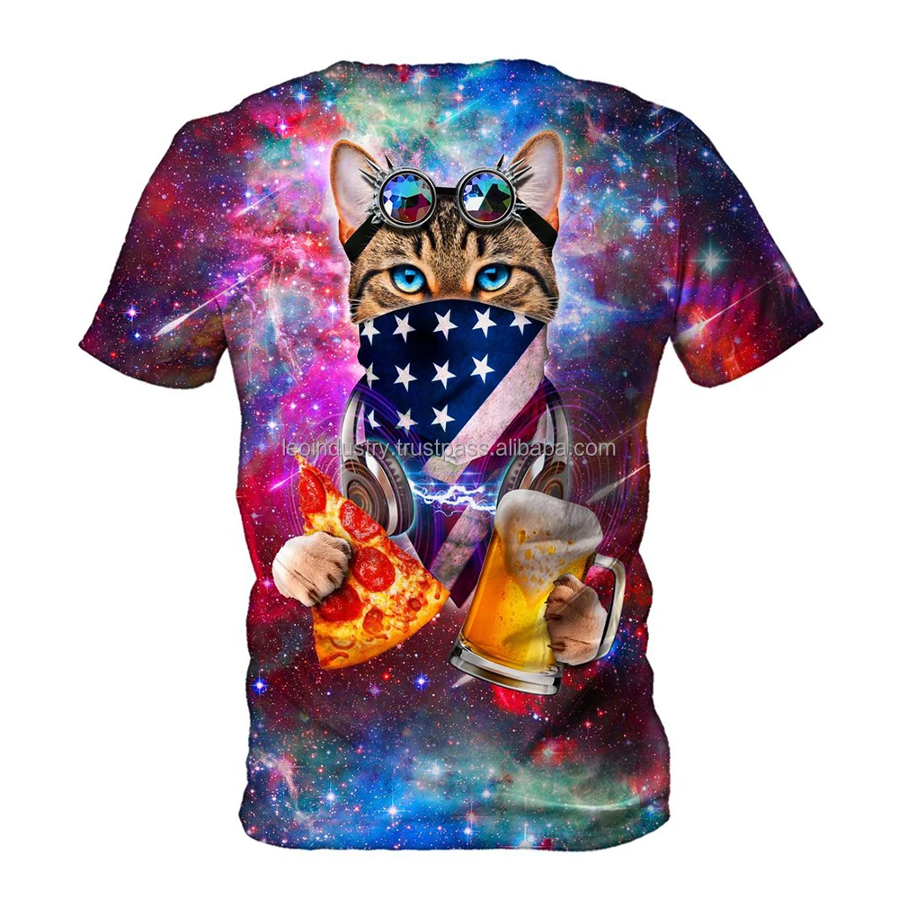 Белая футболка с сублимационной печатью | Футболка сублимационным мишкой Тедди/футболка отбеливанием