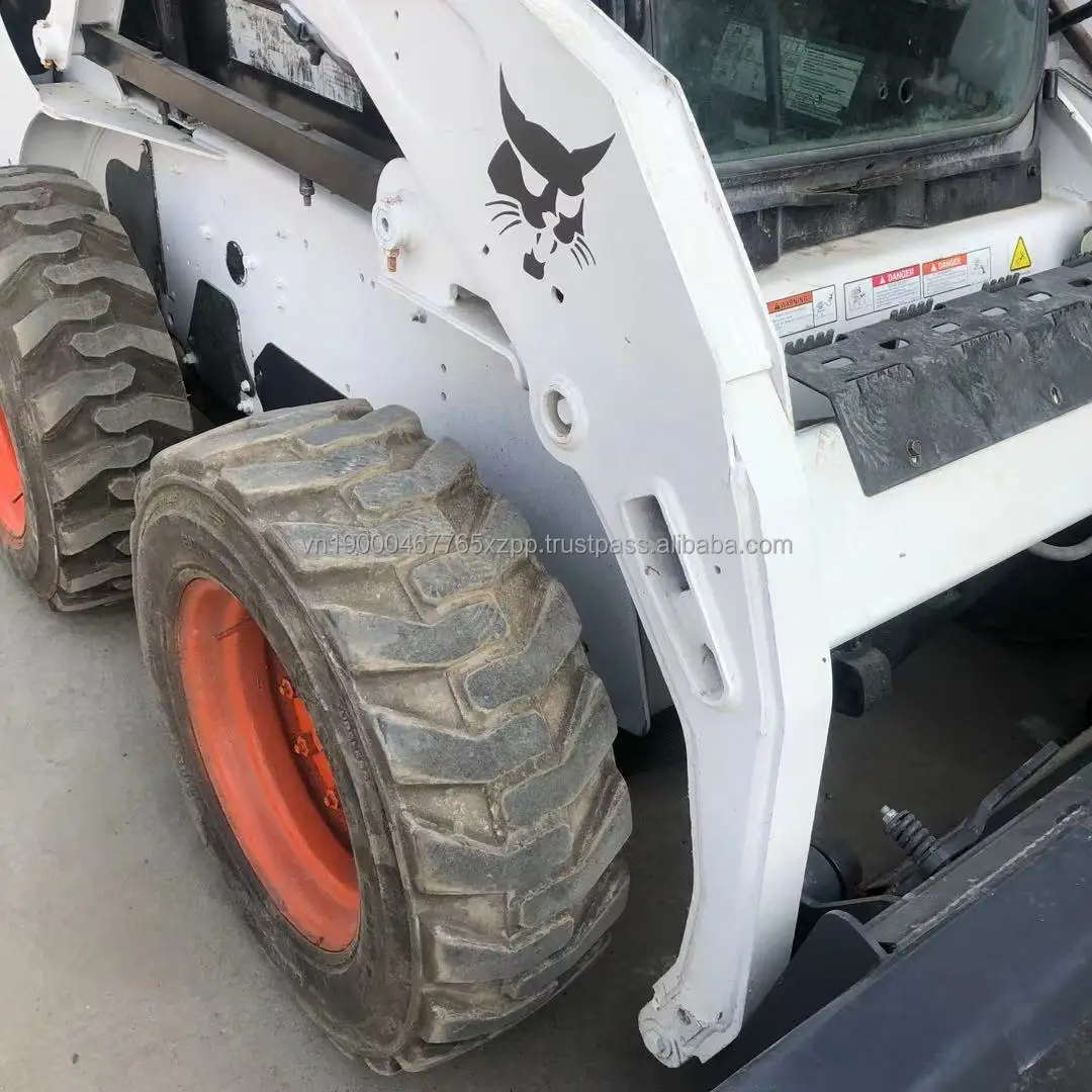 Новинка 95% б/у мини-погрузчик с бортовым поворотом BOBCAT S300 мини-колесный экскаватор-погрузчик маленький CE 2 тонны 3