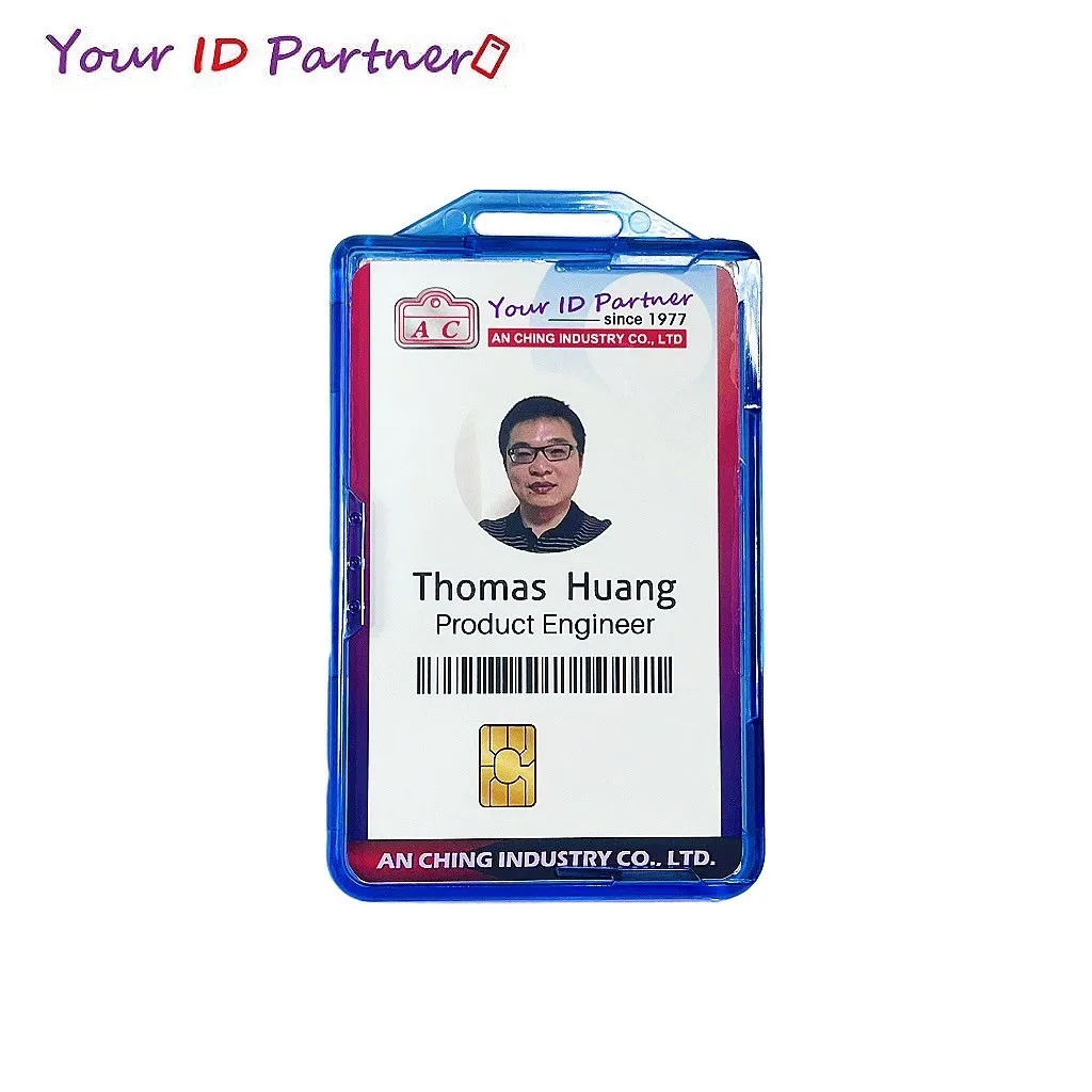 High Quality RFID Blocking Plastic Card Badge Holder Business Use