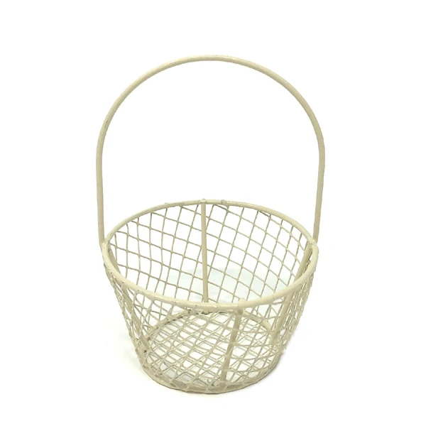 Table Decorative Fruit Serving Basket Customized Home Mesh Wire Decorative Metal Iron Wire Two Tier Fruit Storage Basket Dining