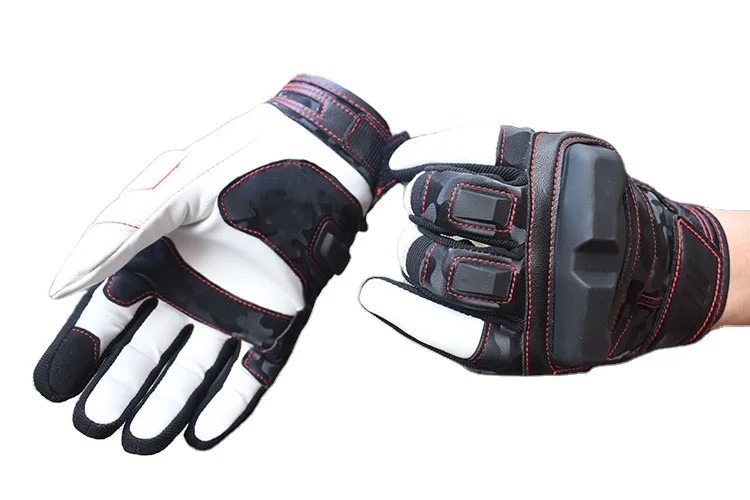 Full Finger Waterproof Non-slip & Touch Screen Motorbike Gloves for Custom Motorcycle Racing Sports