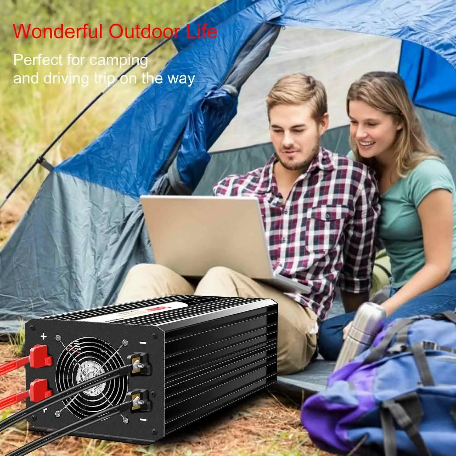 pure sine wave 72v 110v 220v 5000w high quality the invert car inverter  ac to dc converter