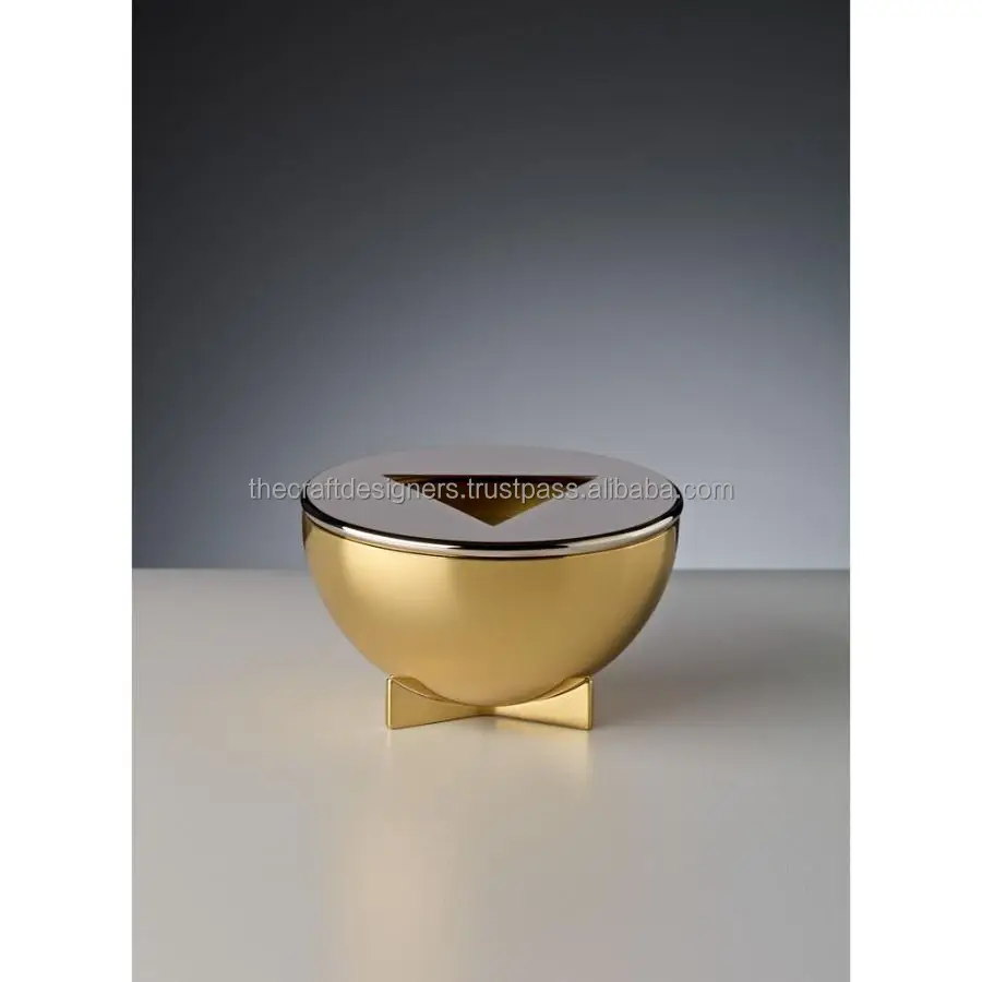 Eye Catching Quality Ashtray Promotional Gift Item Brass High Gold Ashtray Personalized Usage Pocket ashtray for Cigarette Smoke