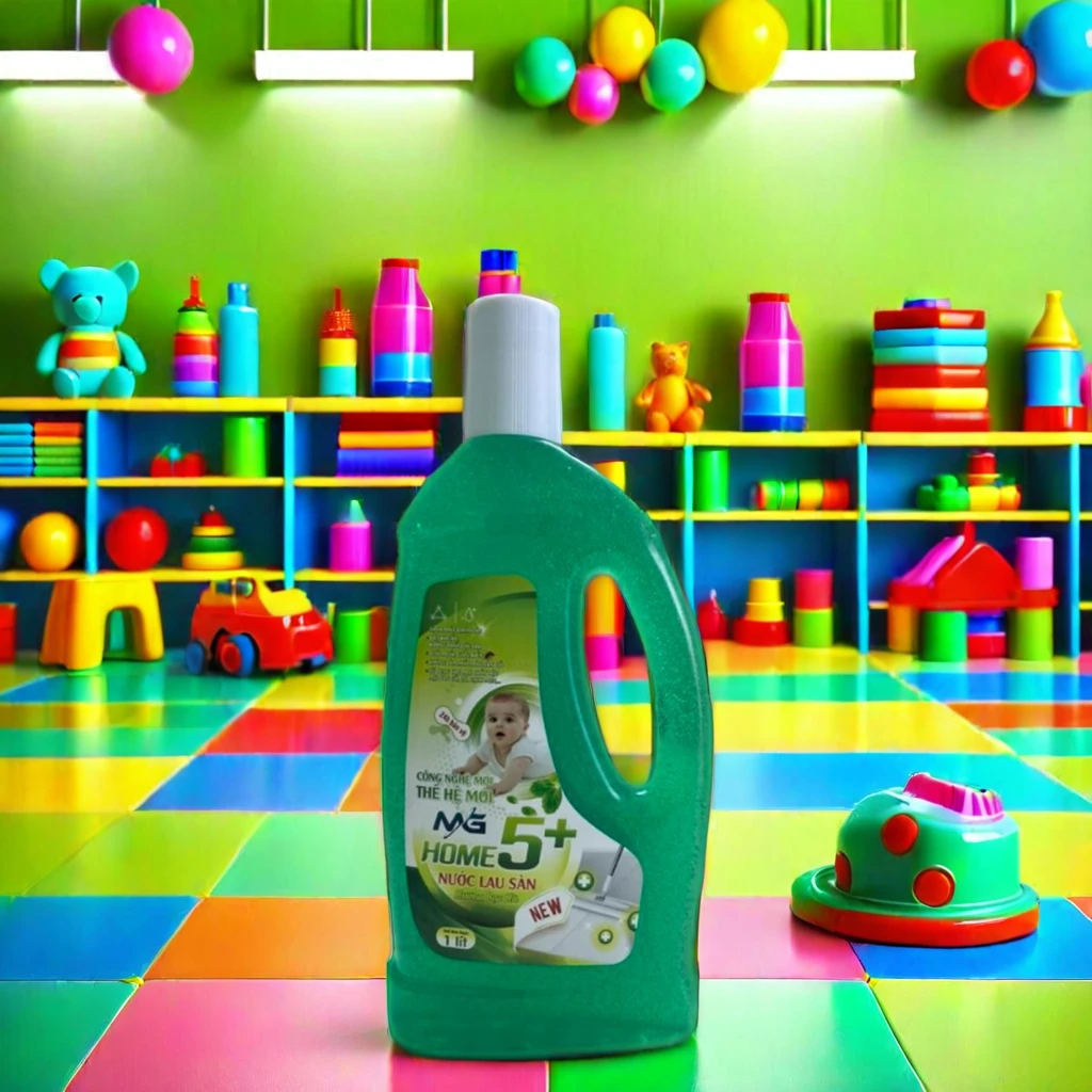 Floor cleaner is produced using exclusive new technology Foaming floor cleaner cleans quickly and safely