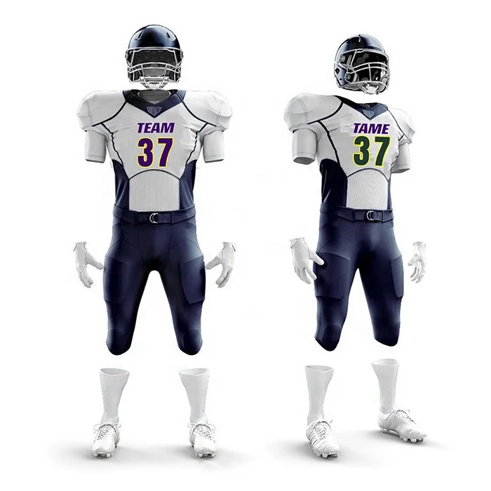 Direct Factory Supplier Custom Sublimation American Football Uniforms New Design Youth American Football Uniforms