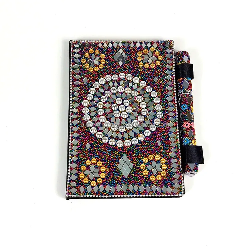 Indian Handmade Notebook Cute Diary Book with Pen Stationary Customized Notebooks Planner Notebook with Pen Office Supplies