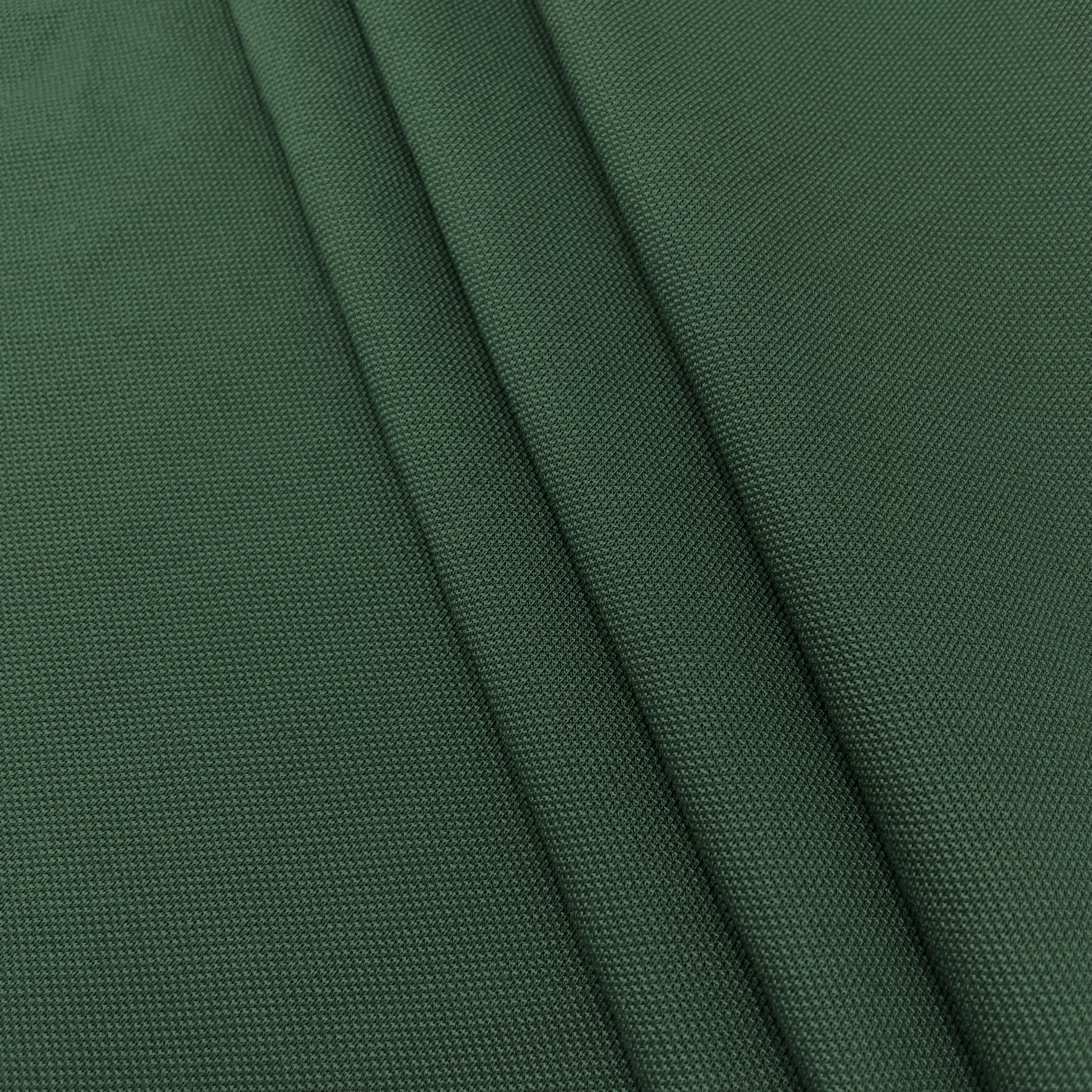 Factory Manufacture Custom Made 190gsm Pique Fabric Polo Shirt Poly Cotton Material Polyester for Uniforms