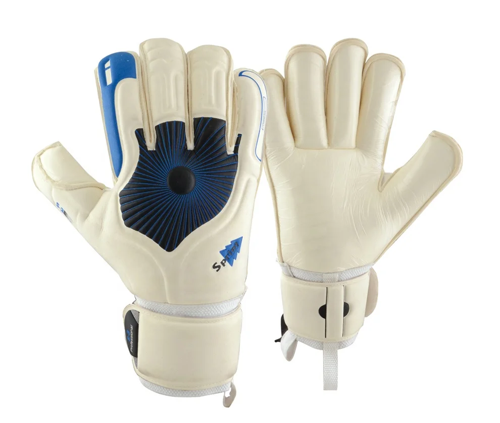 Professional Goalkeeper Gloves Latex Soccer Goalie Gloves with Finger Guards Football Gloves High Quality Sprint Sports 1 Pp Bag