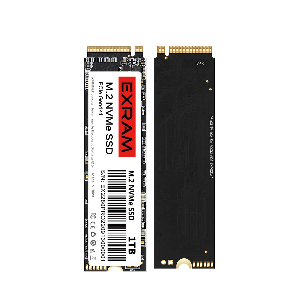 Super Low Power Consumption 3D Nand Flash 128GB 256GB 512GB 1TB 2TB 2280 M.2 NVMe PCIe 4.0 SSD For Desktop