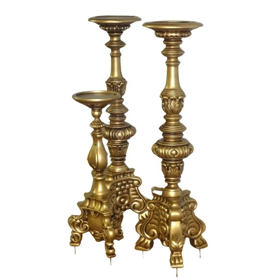 Античный подсвечник ручной резной подсвечник деревянные аксессуары Подсвечник для домашнего декора и гостиничной мебели