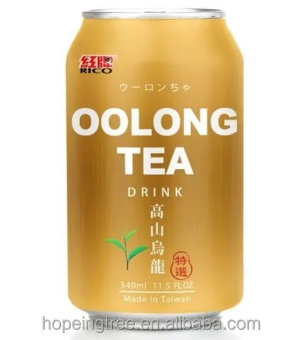 Готовый к употреблению низкий уровень сахара, можно пить напиток Oolong tea 340 мл