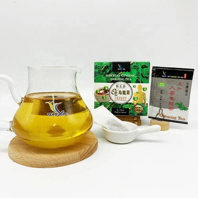 RTS чай из женьшеня Oolong, органические чайные пакеты, уникальный продукт, чай для здоровья, индивидуальная упаковка, низкий минимальный заказ