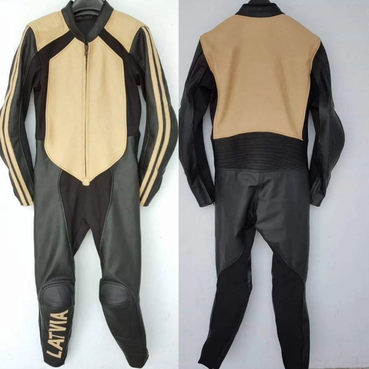 LONG BOARD DOWNHILL SUIT SKATE BOARD LEATHER ONE PIECE SUIT