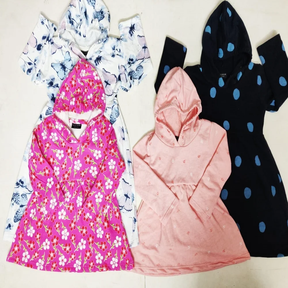 Cheap wholesale kids clothing Summer girls clothing high quality Children Clothes Kids recycled mixed branded Clothing In Bulk