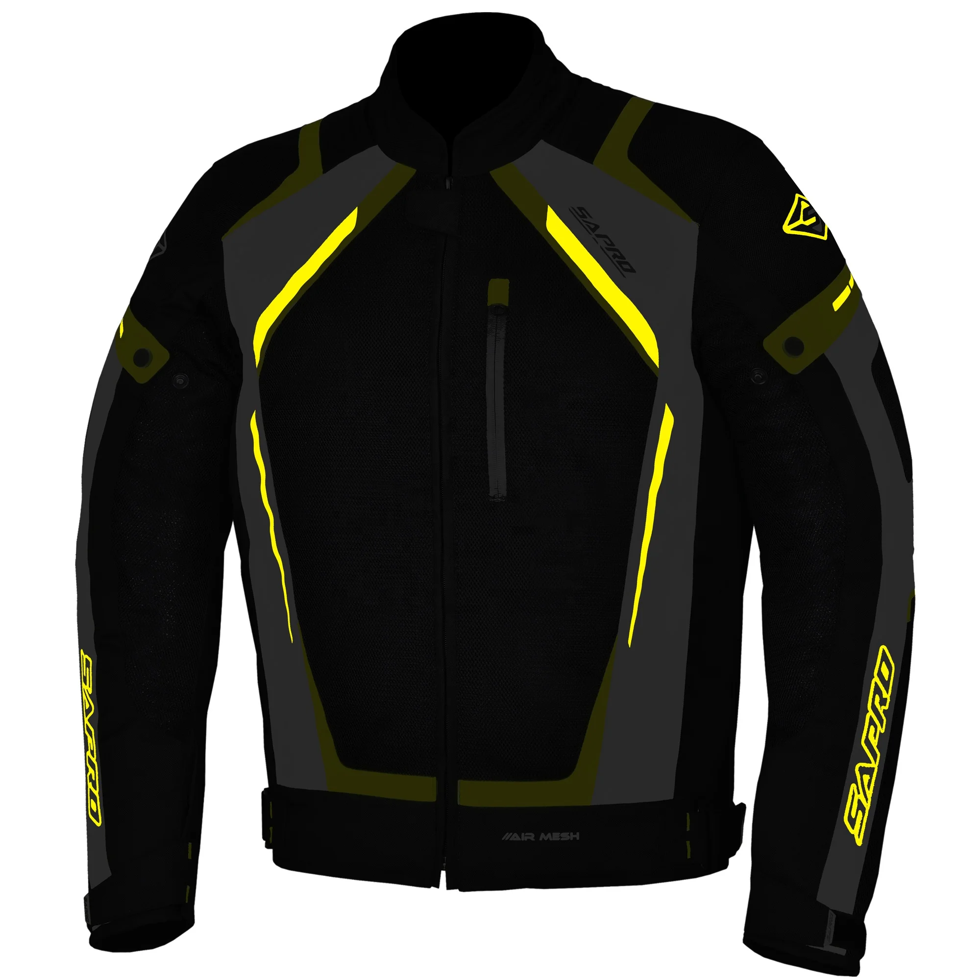 Air Pro Summer Motorcycle Jacket Made of High Quality 600D Polyester and ballistic matt mesh fabric