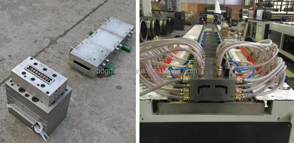 BOGDA Extrusion Mould PVC WPC Hollow Door Panel Extruder Mold