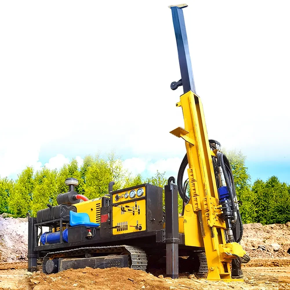 full hydraulic gold mine geology hard rock drill machine hydraulic crawler rock drill