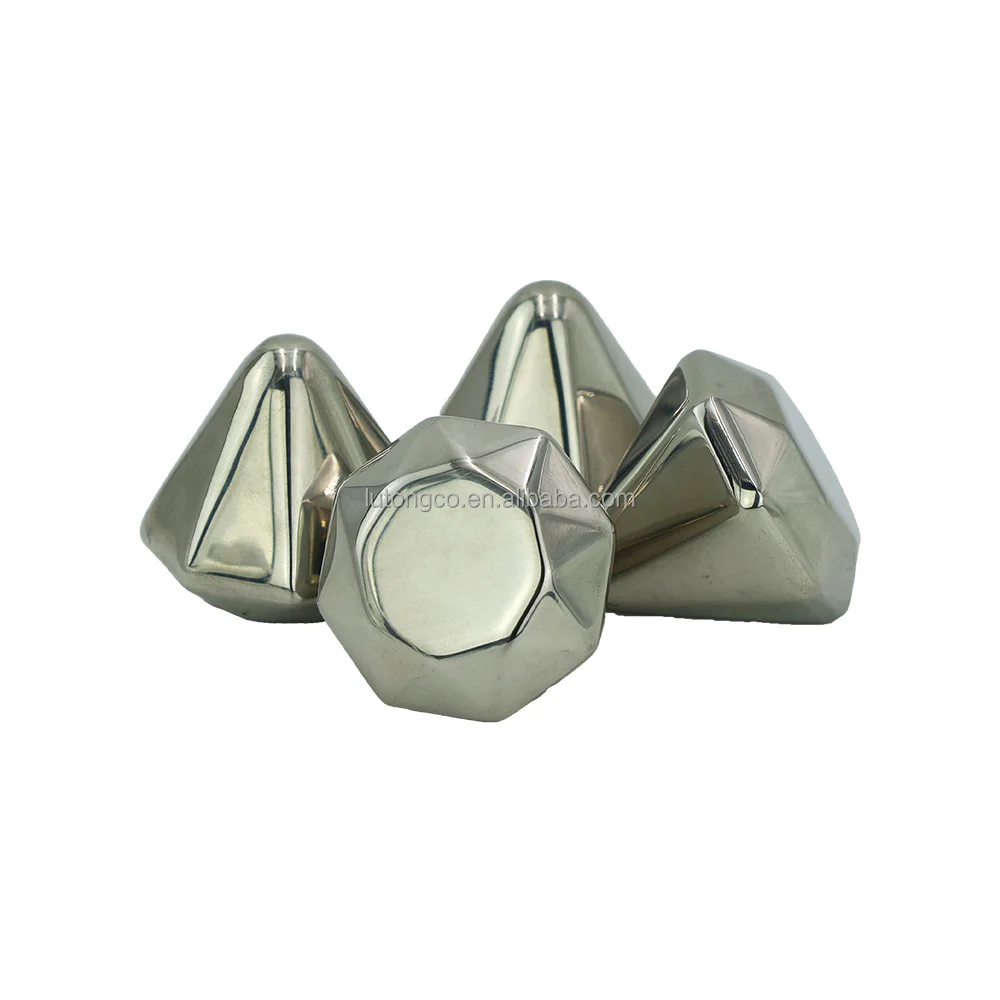 Алмазная форма из нержавеющей стали кубик льда для виски многоразовые кубики напитков Ледяной Камень