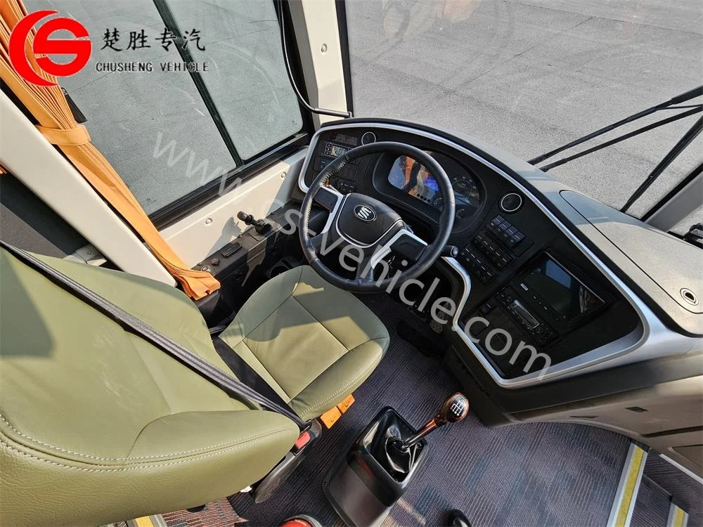 Chinese brand Tenglong BUS 53 seats diesel engine brand new luxury bus price for sale to Ghana Africa