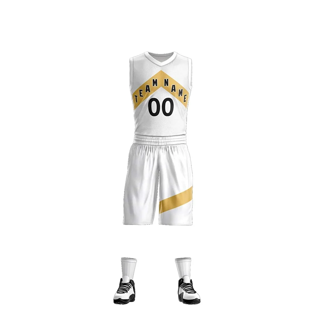 Wholesale Custom Men's Basketball Jerseys Sublimation Printed Reversible Athletic Team Uniform Sets OEM Service Model BW-159