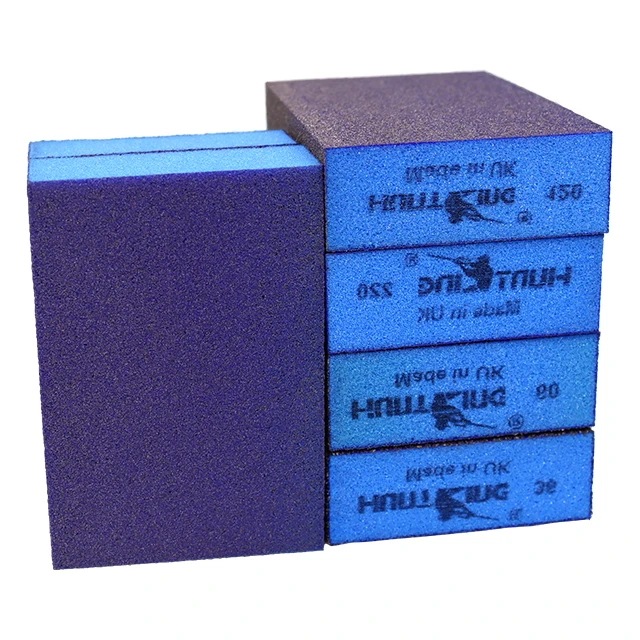 Sandpaper Sponge Block Wet & Dry Foam Sanding Sponge sandpaper on wood Medium Grit 120 Sanding Sponges