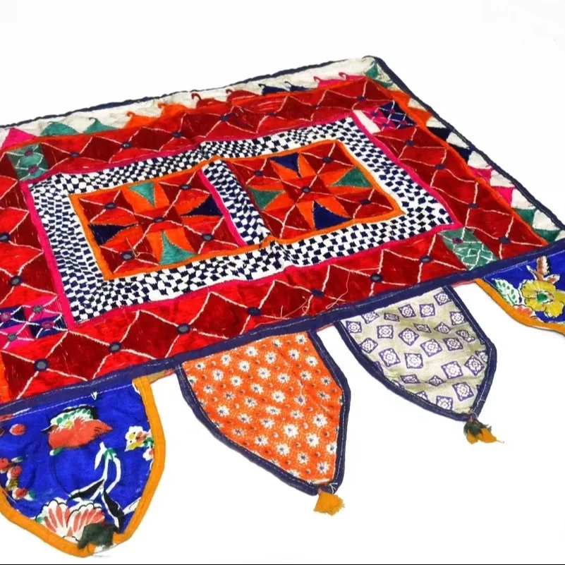 Indian Toran Boho Window Valence Indian Door Hanging Bohemian Tapestry Gypsy Indian Wall Tapestry
