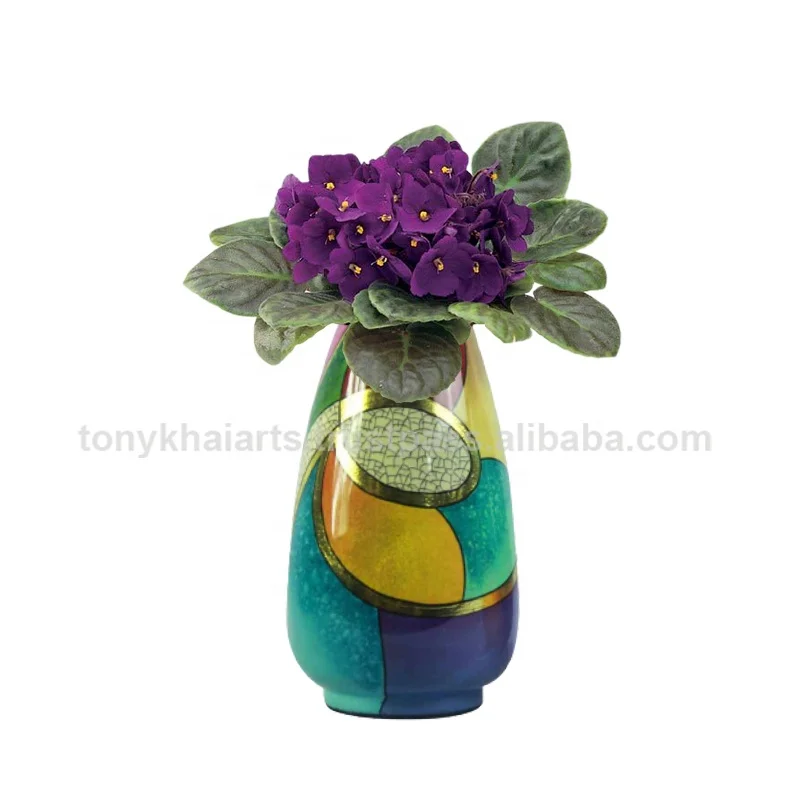 Glass Fiber Synthetic Resins Lacquer Flower Vase Wholesale and Low MOQ Lacquer Vases Bestseller Luxury Vase