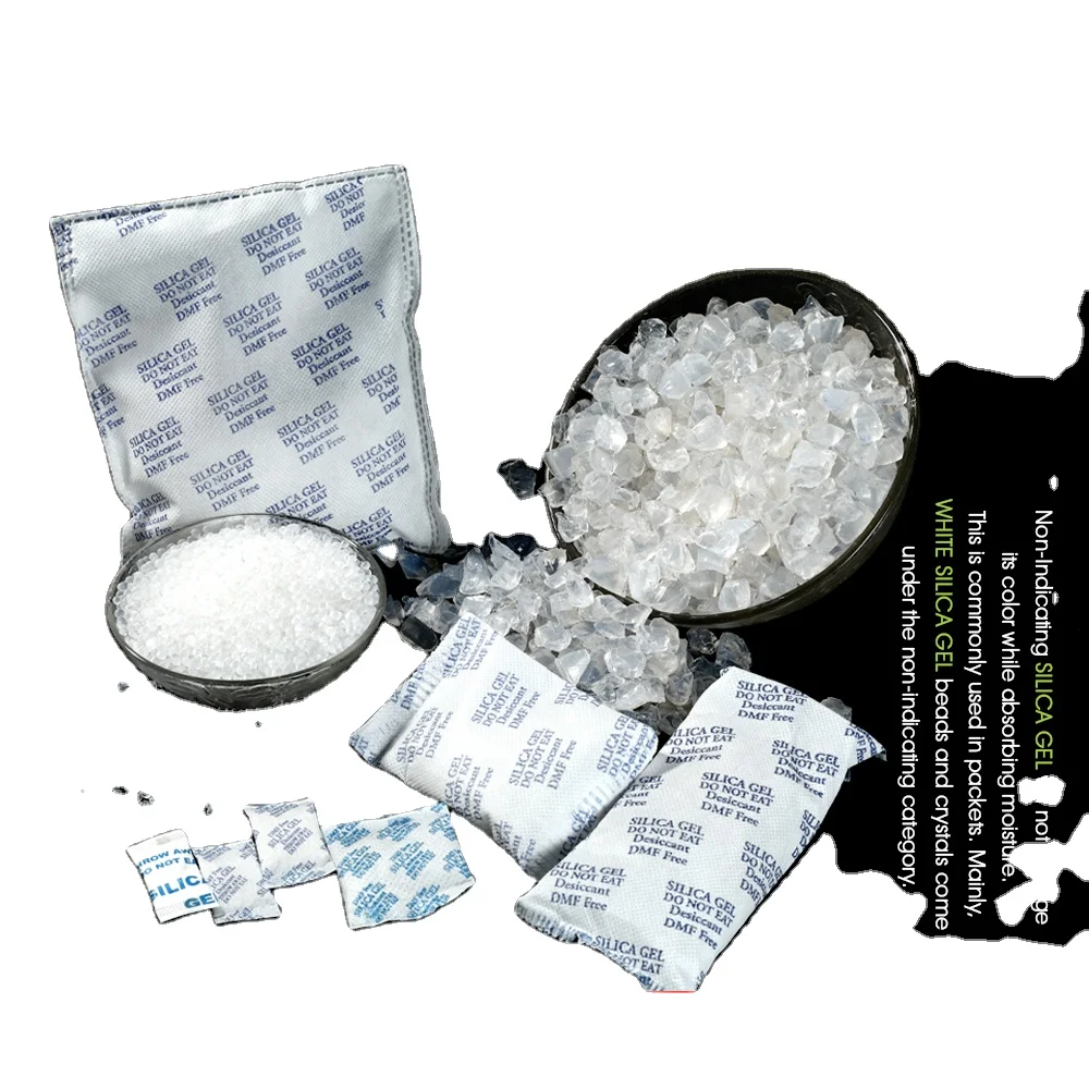 Aquablue India make Silica gel white crystal for Industrial use White Silica Gel used for Moisture Adsorbent Desiccant Bag