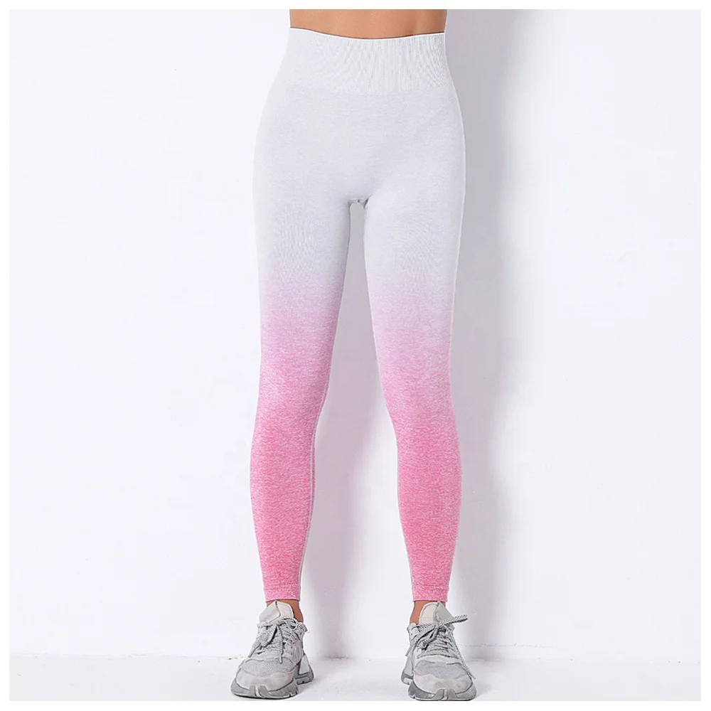 Heavy Duty Womens Workout Pant Sublimation Black Quick Drying Push up Sports Girls Seamless Legging Tights For Ladies