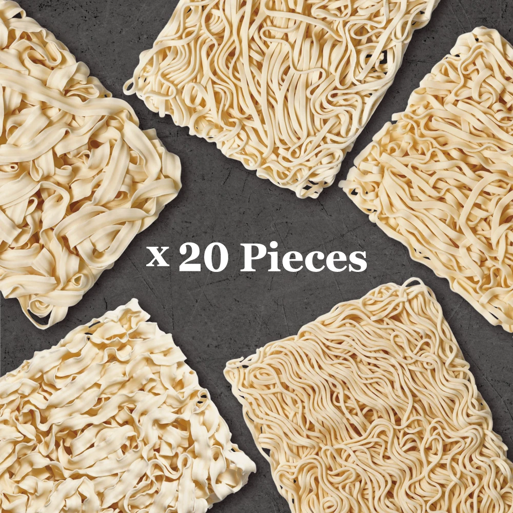 5 Types 20 Pieces Wholesale Dried Ramen Noodles Pack