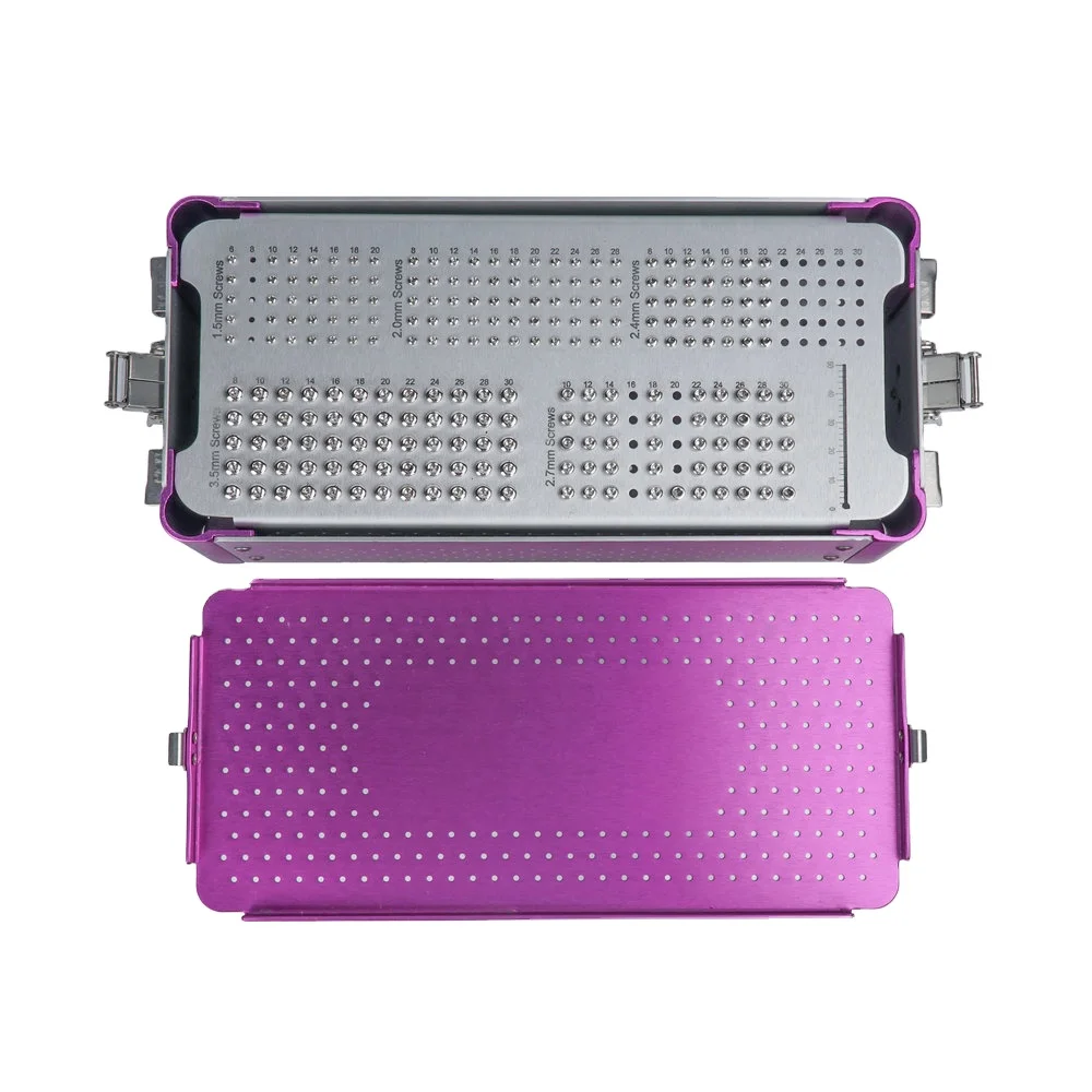 Ортопедические Хирургические инструменты винт Чехол Коробка 1 5/2 0/2 4/2 7/3 5 хирургии ветеринарных хирургических инструментов