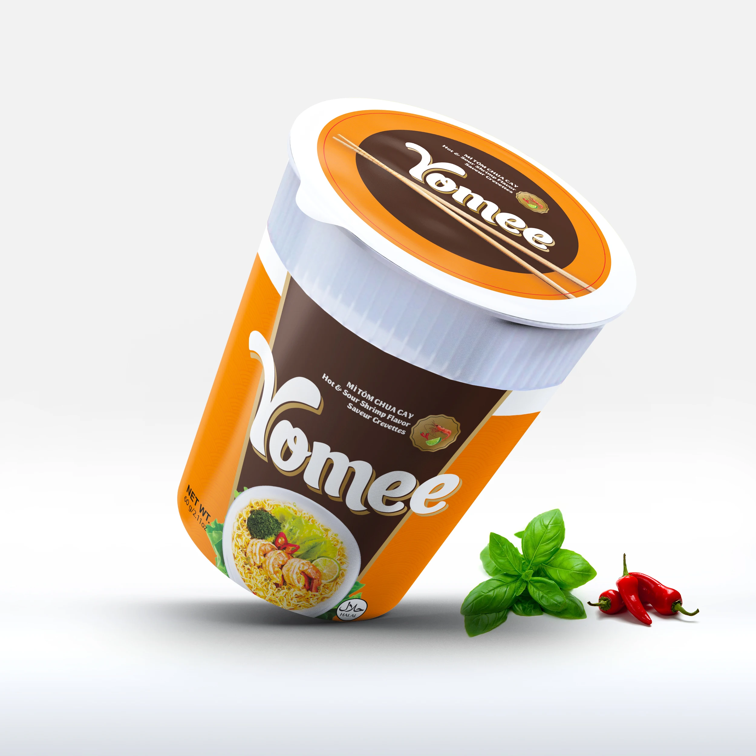 Instant Noodles Cup Yomee - A Brand From Vietnam - Delicious Cup Noodles With Various Flavour - Ready To Export