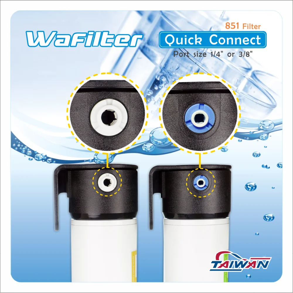 Индивидуальный быстросменный картридж для фильтрации воды домашней системы чистой