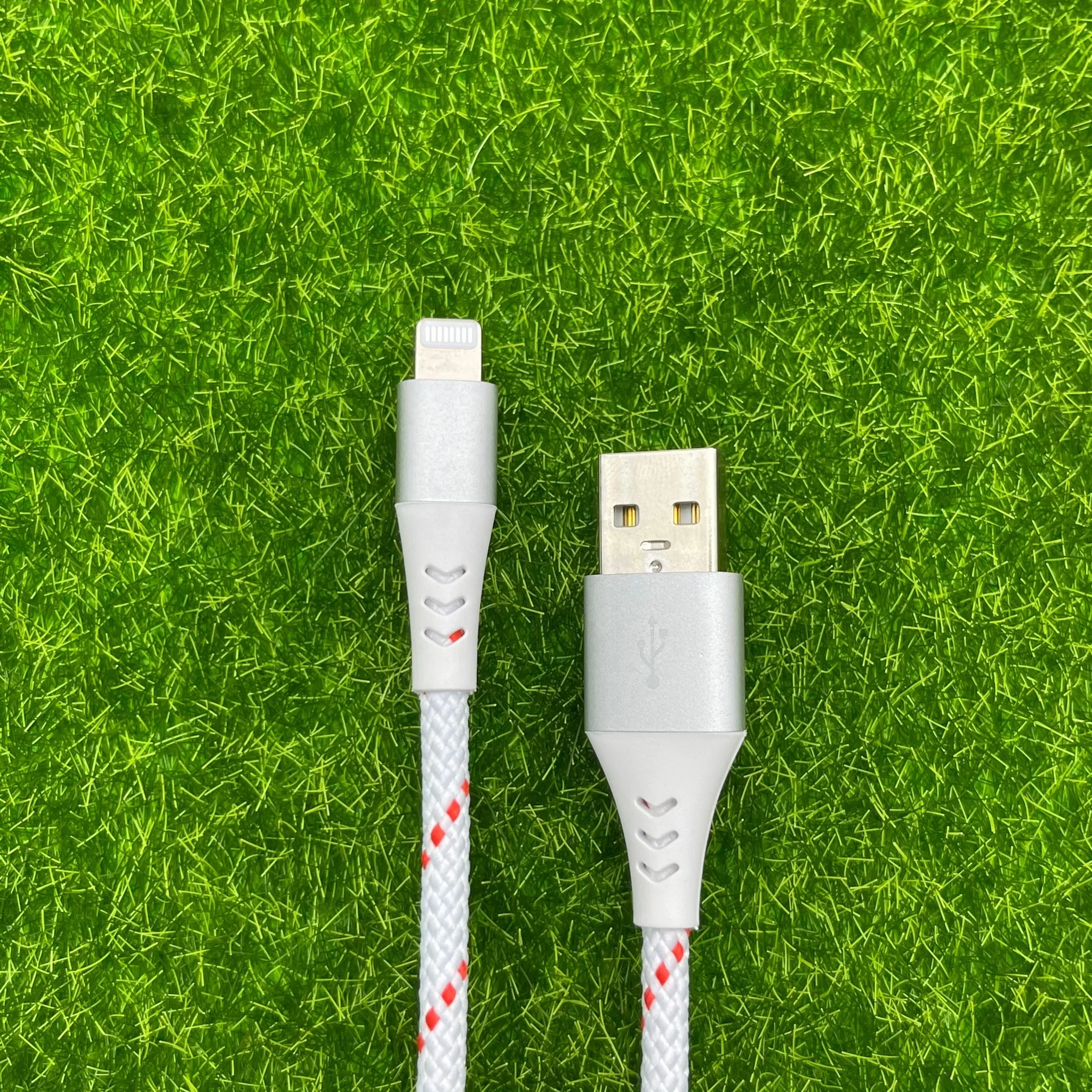 3ft 6ft 10ft Nylon Braided Metal Head Lightning Cable 2021 Trending Design Best Option for Buyers