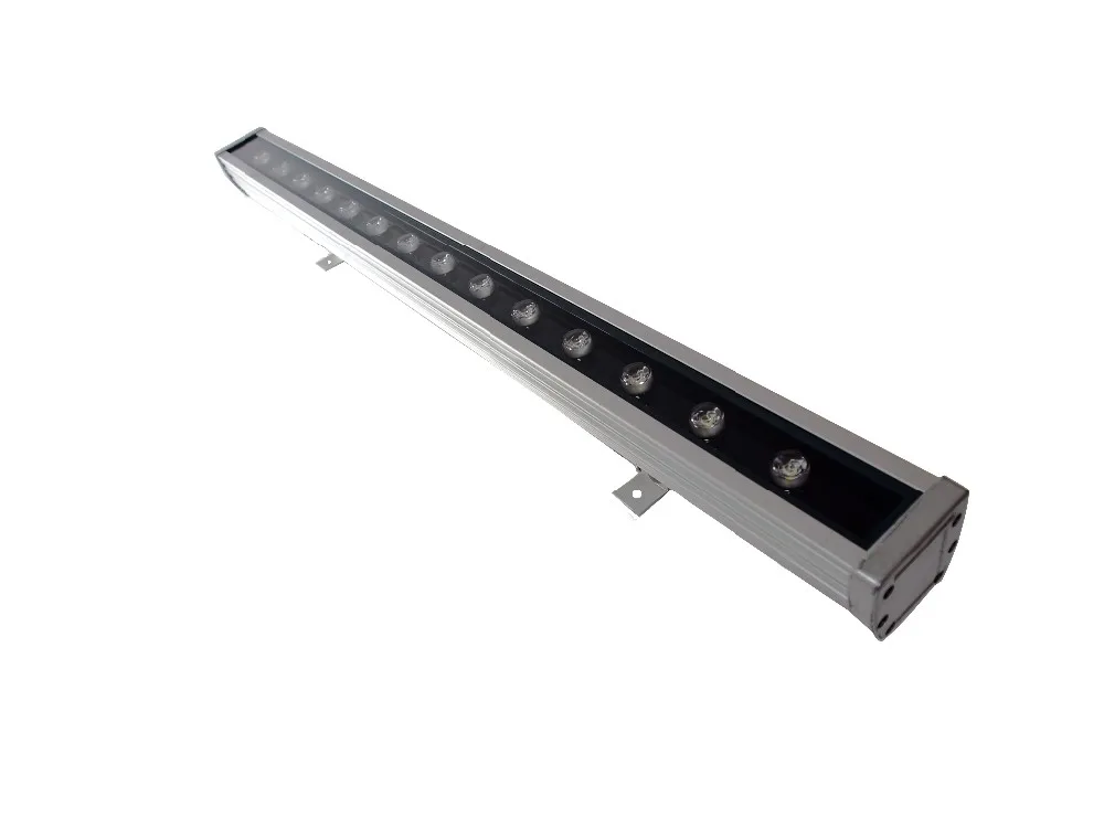 LED outdoor Wall Grazer  Outdoor Facade Lighting Wall Washer Anti Glare 18-30W Anti Glazer Shield Adjustable IP67 DC24