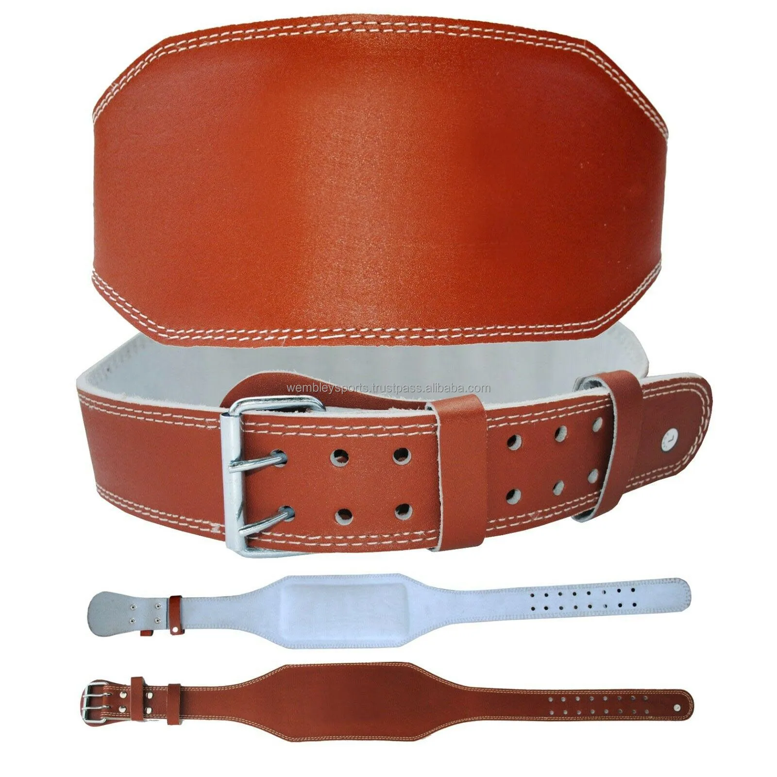 Bodybuilding Heavy Leather belts Weightlifting Training Body-Building Belt Gym Power Strength Lift Leather Weight Lifting Belt