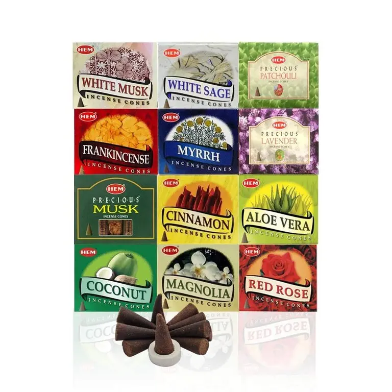 Best Quality Hem Incense cone for Home and Office Fragrance Available At factory Price from India