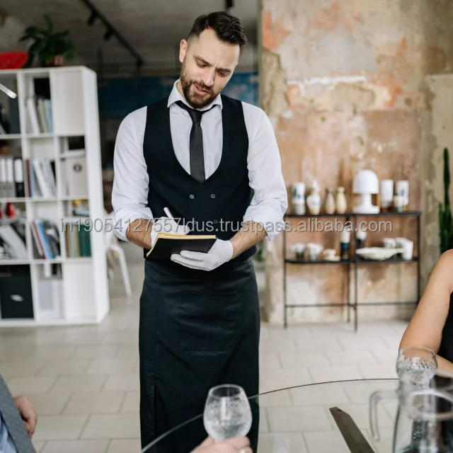 Pure Cotton Customizable Aprons - Logo & Design Options in All Sizes for Kitchen and Hospitality