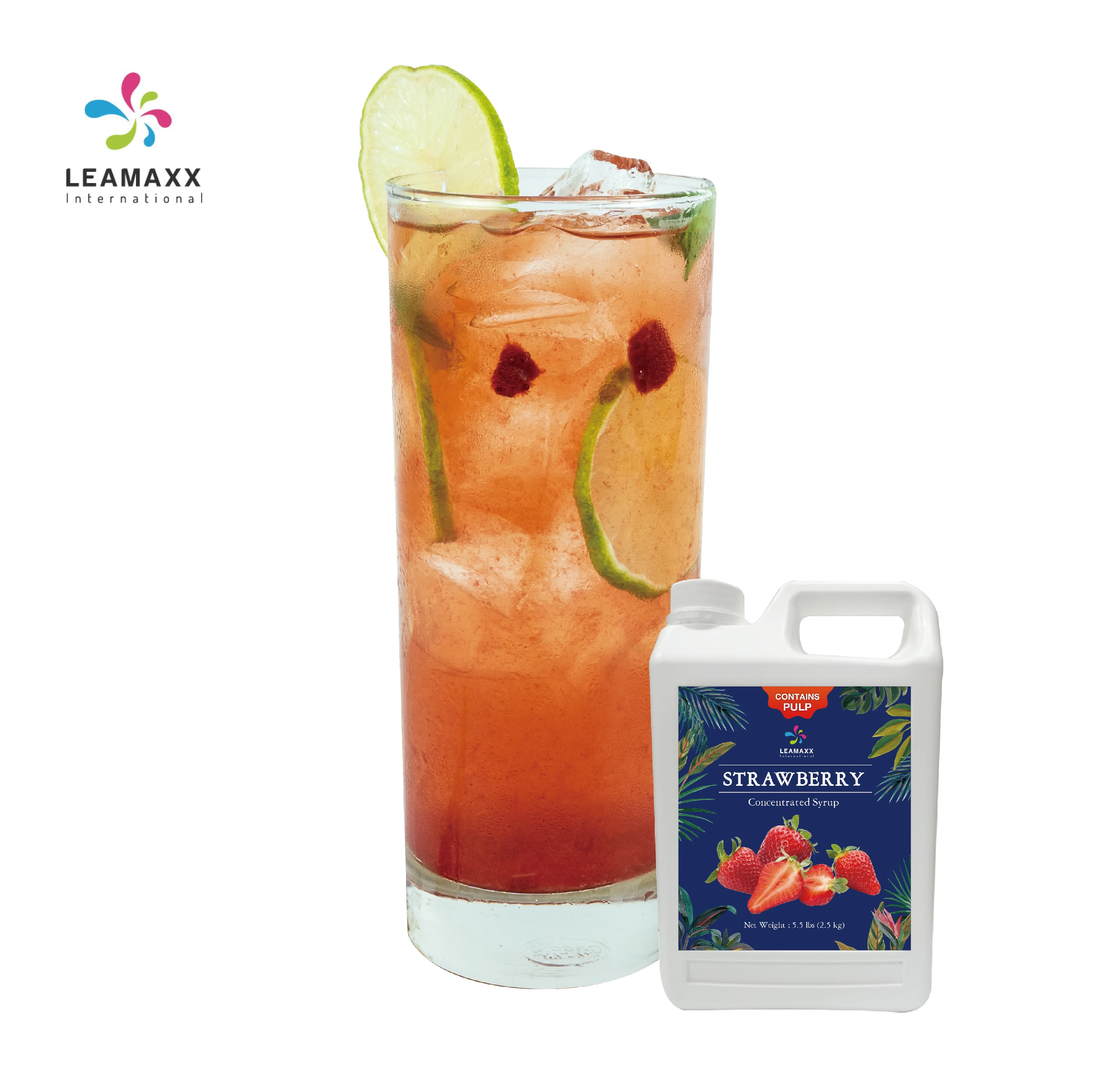 2024 Hot Sale Taiwan Premium Concentrated Strawberry Flavor Fruit Syrup Juice Wholesale For Bubble Tea Shop