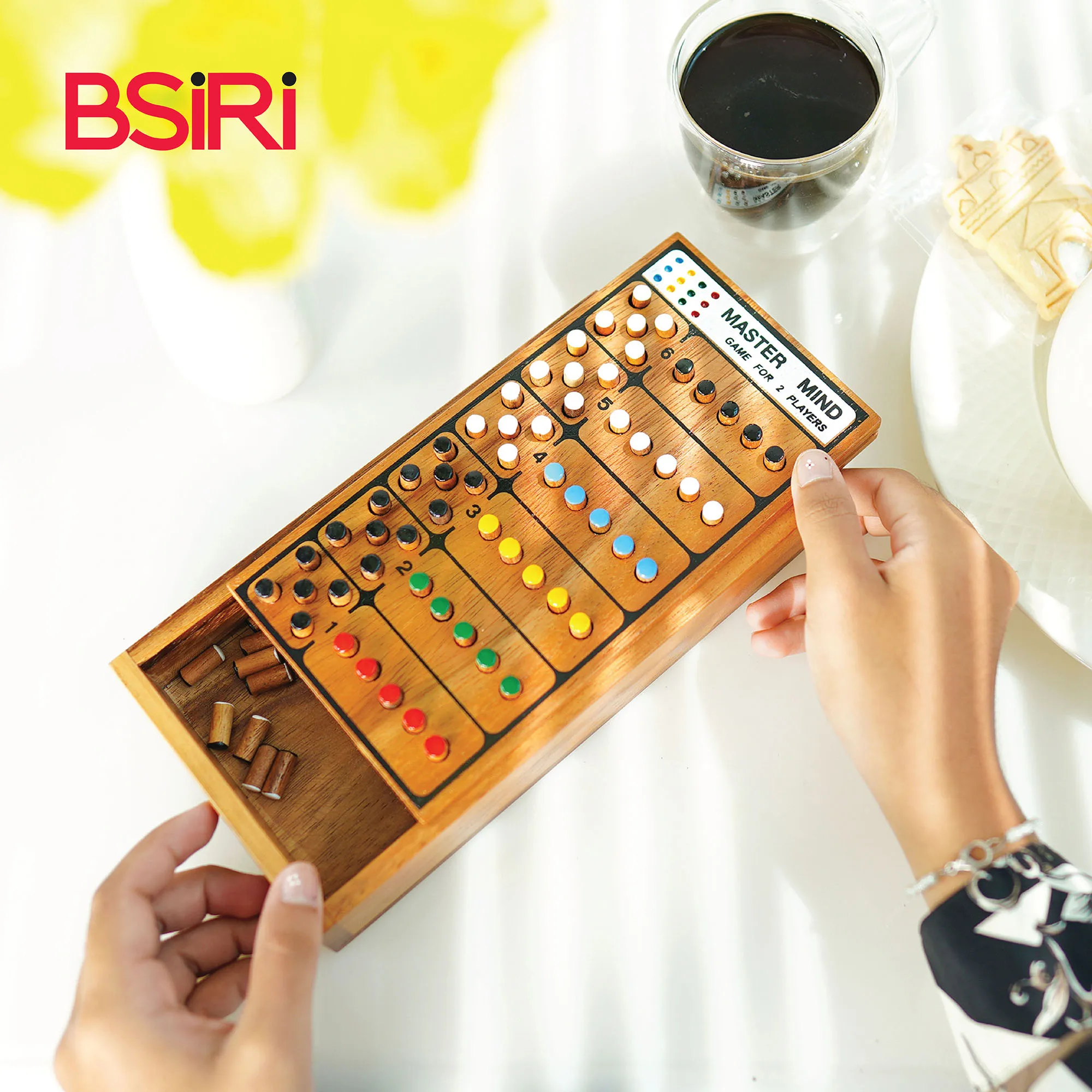 Master Mind New Toys 2023 Intellectual Game for Kids with OEM Service  Best Seller Wooden  Game Wood Crafts from Thailand