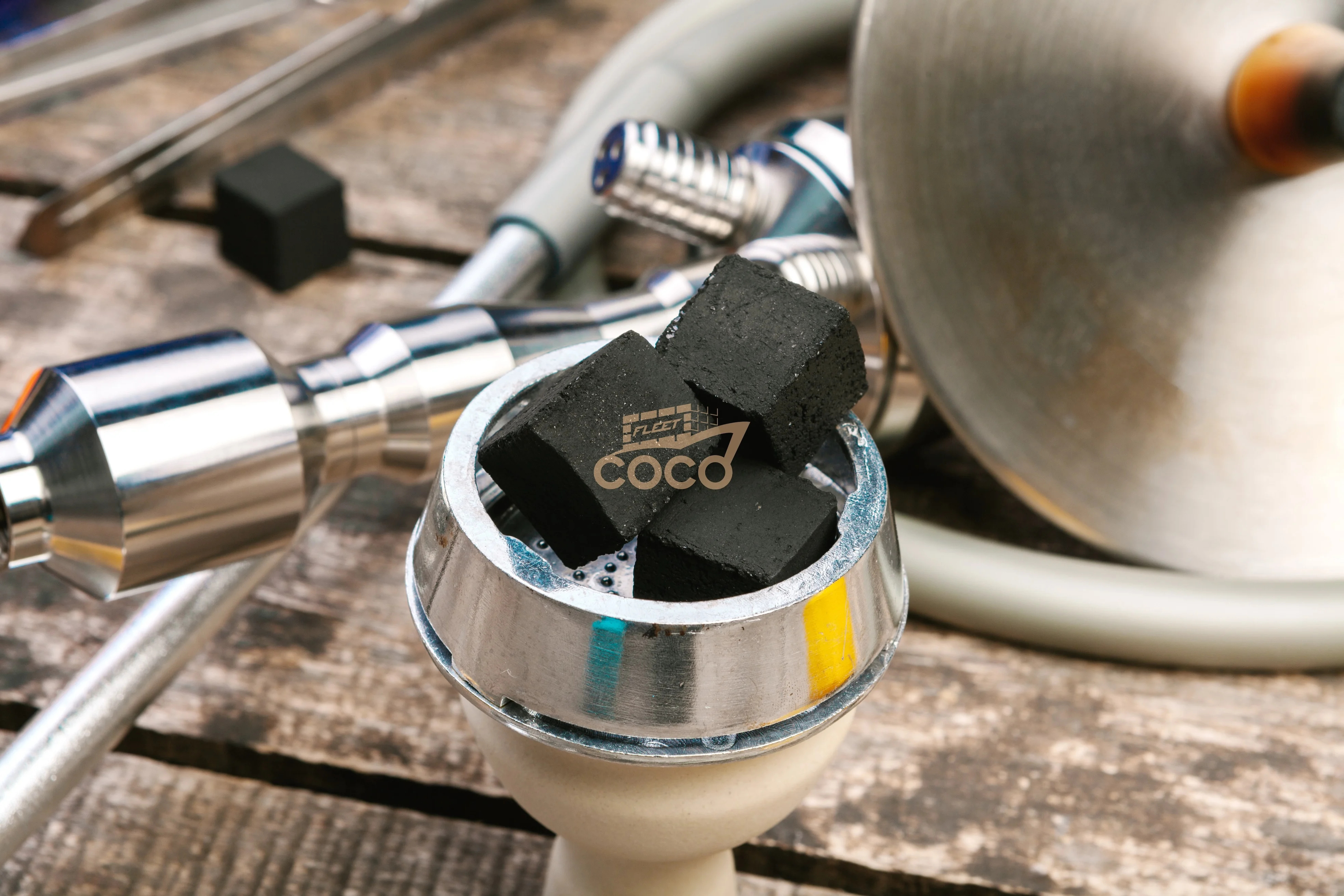 Odorless Coconut charcoal for High-Performance Shisha for Hookah Lounges and  Bars and  Flavor Suppliers product from Indonesia