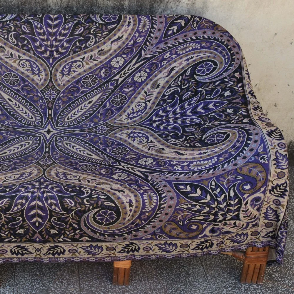 Handmade Woven Pashmina Throw Blanket Shawl PWT006 Luxury Design Handmade Pure Pashmina Shawls and Scarves for Womens Available