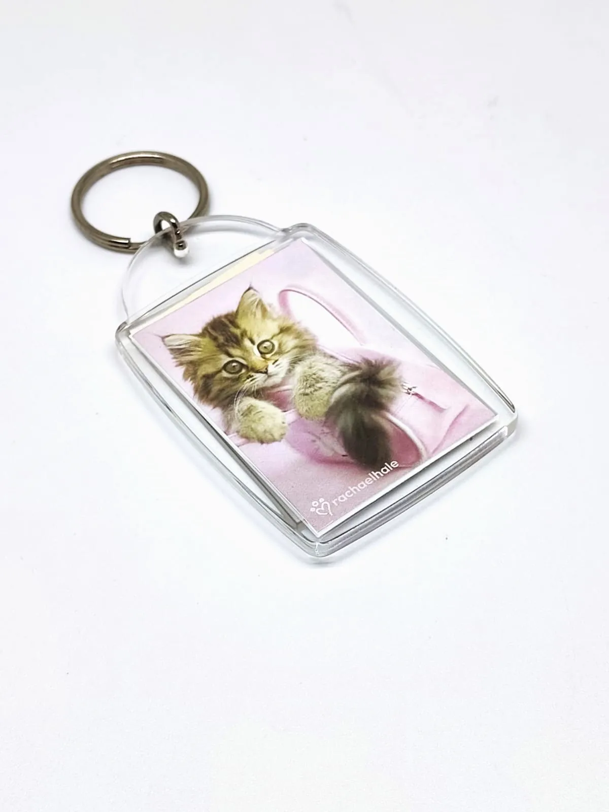 Hot Amazon item Wholesales STARWOOD #G1517 35*50 mm Rectangle Acrylic Photo Keychain DIY make your own keyholder