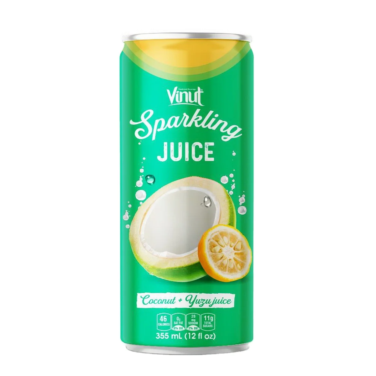 
12 fl oz VINUT Coconut Yuzu Juice Sparkling water ODM Beverage 
