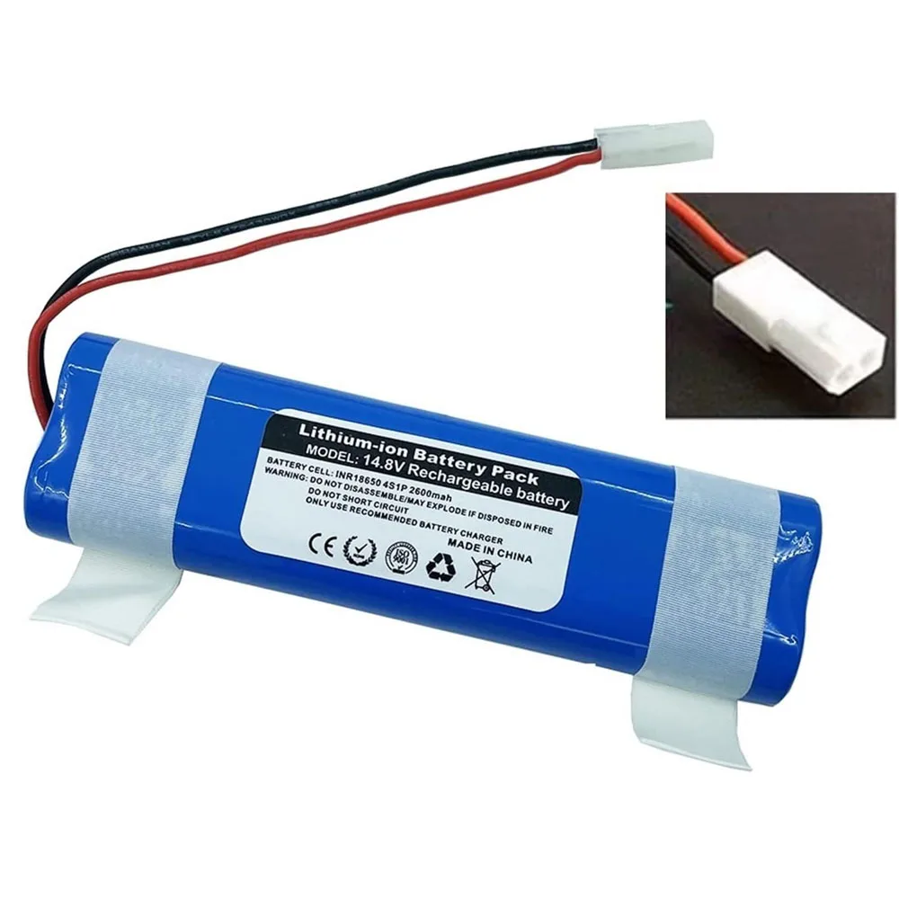 14.8V 2600mAh/3200mah Battery Pack Compatible with Qihoo 360 S6 Robotic Vacuum Cleaner Spare Parts Accessories Replacement Batte