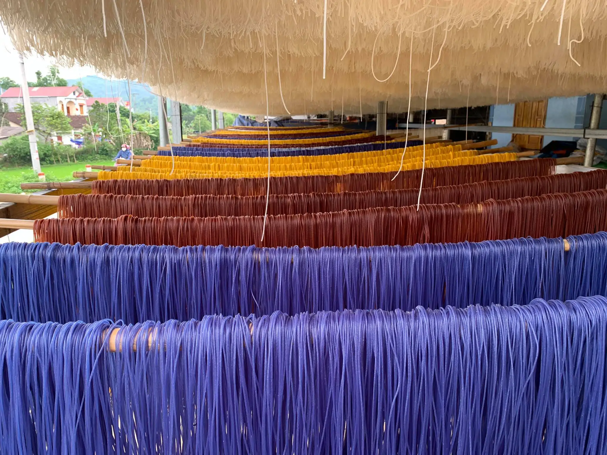 Rice noodles have a mild aroma and are chewy and delicious/ MS. Thao