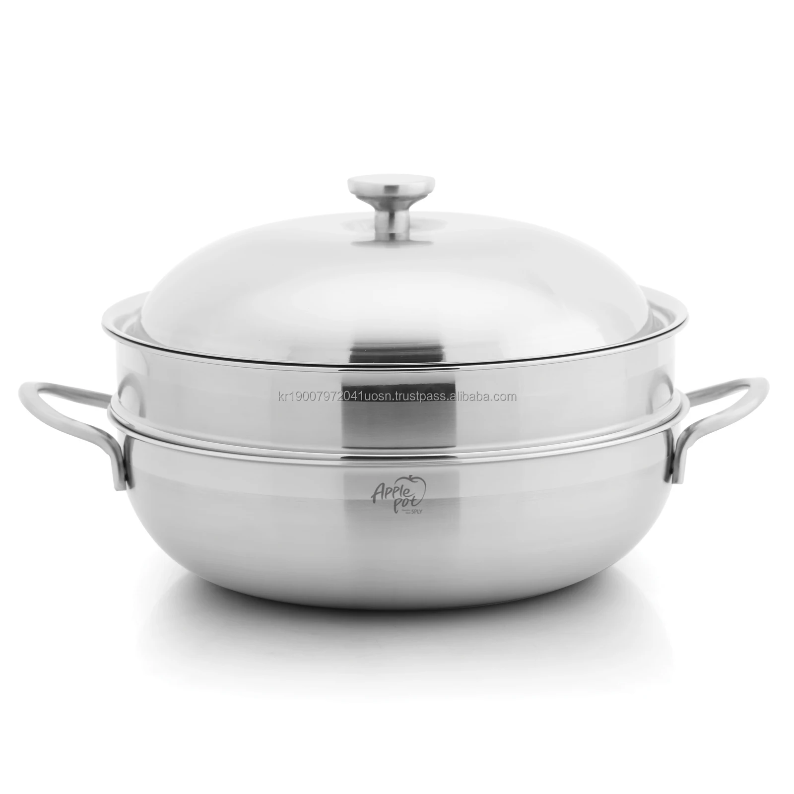 От 24 мес. до вок & распаровщик набор 5-слойные фанерные посуда из нержавеющей стали