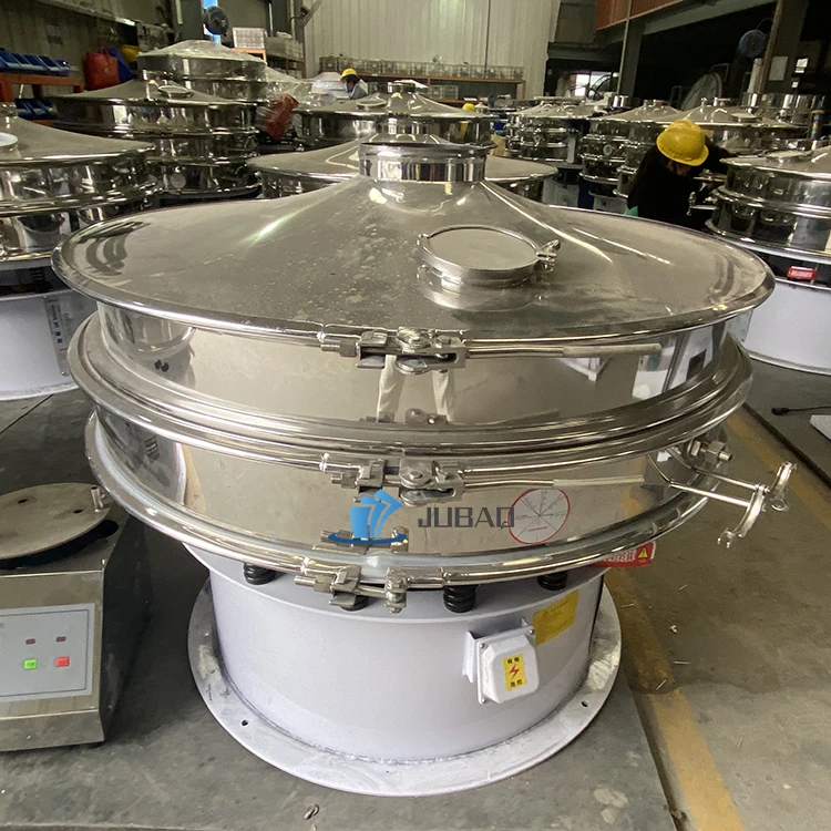 High-precision airtight sieve enclosed vibratory separator powder screening system