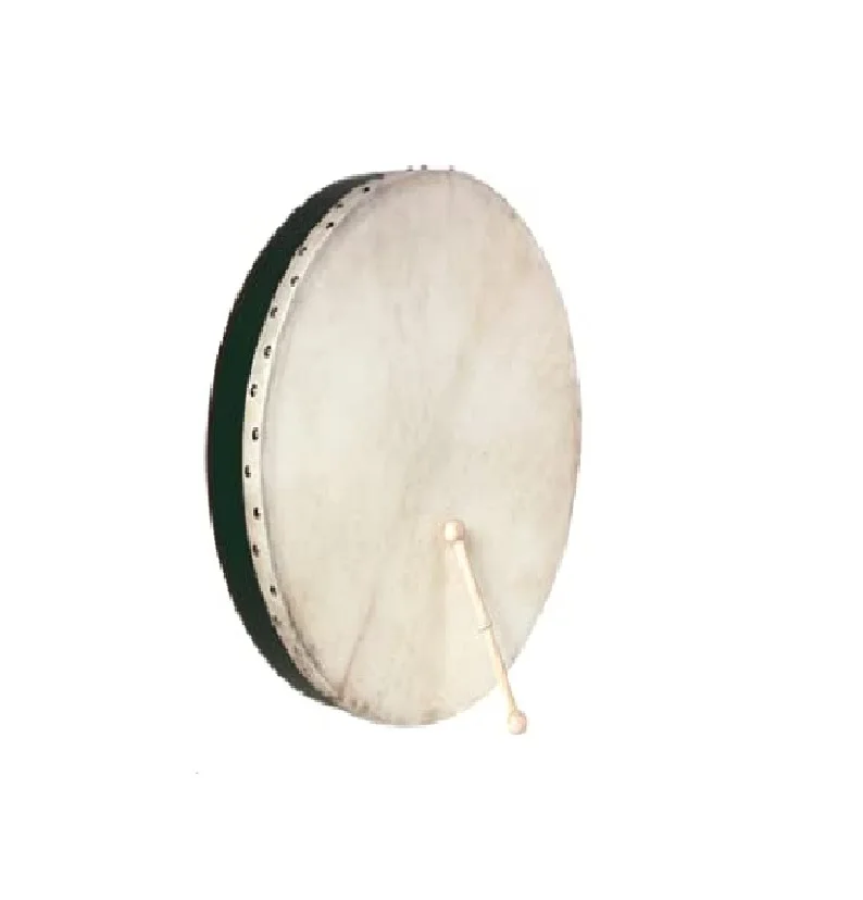 Dark Green Rosewood Irish Bodhran 18 Inch Drums + 1 Tipper
